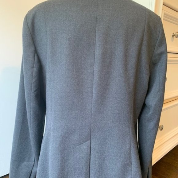 Talbot's Italian Wool Gray Suit - Jacket and Skirt - Picture 2 of 8